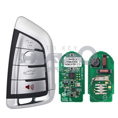 Autel MaxiIM Ikey, IKEYBW004AL, Программируемая умная универсальная замена ключа OE-качественный ключевой клапан для BMW, IMMO Learning, двойная полоса, работа с KM100 XP400PRO XP200 для IM508S IM608 PRO