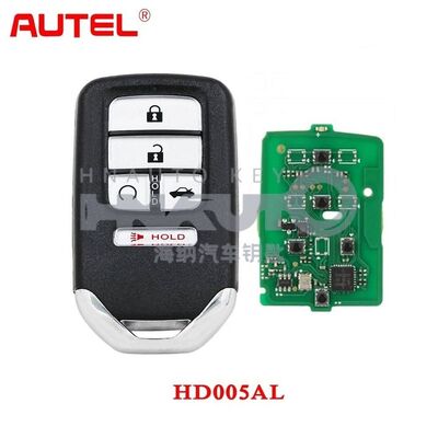 Llave programable en blanco Autel MaxiIM IKEY HD004AL HD004BL HD005AL, mando a distancia de entrada sin llave Honda de 4/5 botones 315/415MHz 40M/130 pies, funciona con KM100(X) IM508S IM608S II IM608 PRO II