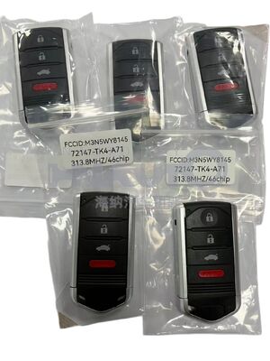 2009-2014 TL 스마트 리모트 키 포브 3+1 버튼 FSK313.8mhz / PCF7945A / HITAG 2 / 46 CHIP / FCC ID: M3N5WY8145 / HON66